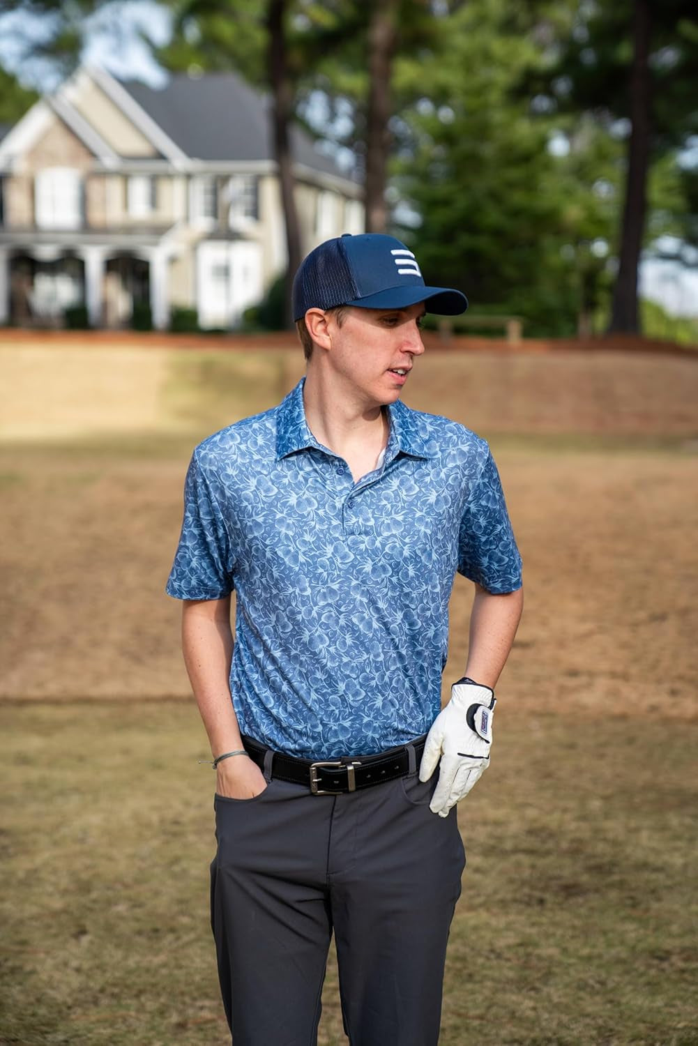 Quick Dry Golf Shirts for Men - Moisture Wicking Short-Sleeve Casual Polo Shirt