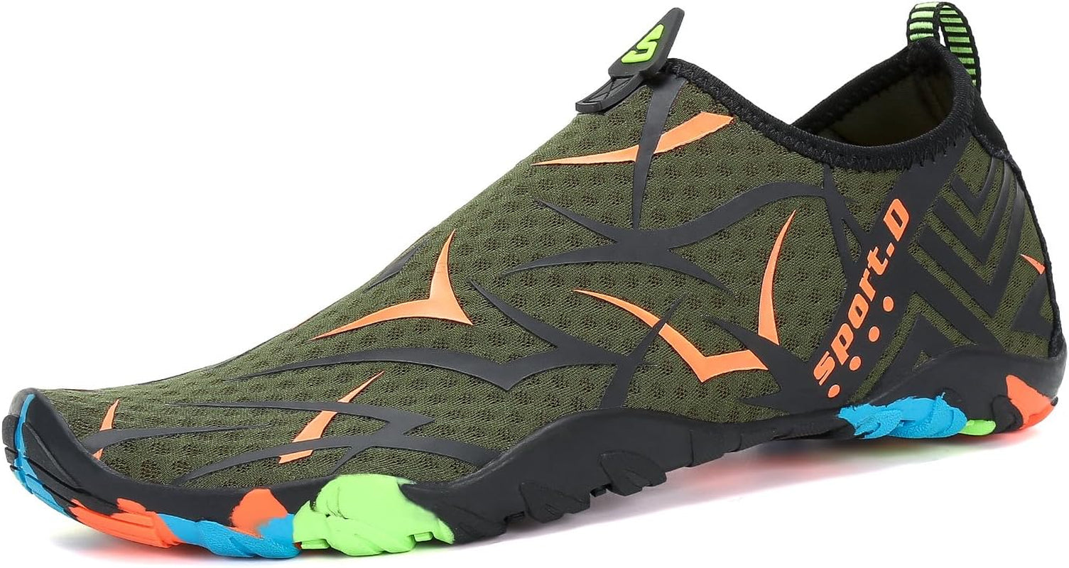 Womens Mens Water Shoes Barefoot Aqua Shoes Quick Dry Beach Swim Shoe for Diving Kayaking Surfing Water Sports