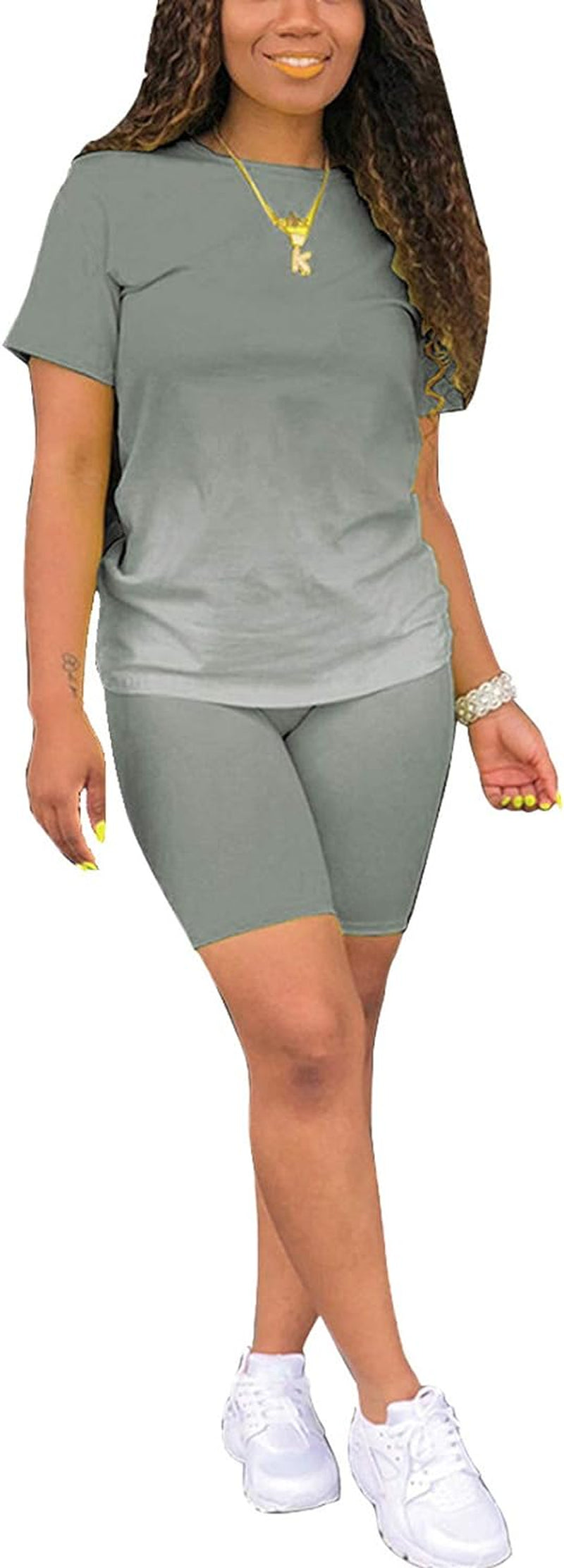 Jogger Outfit for Women 2 Piece Outfits Tracksuit Sweatsuits and Sweatpants Sports Sets Gradients