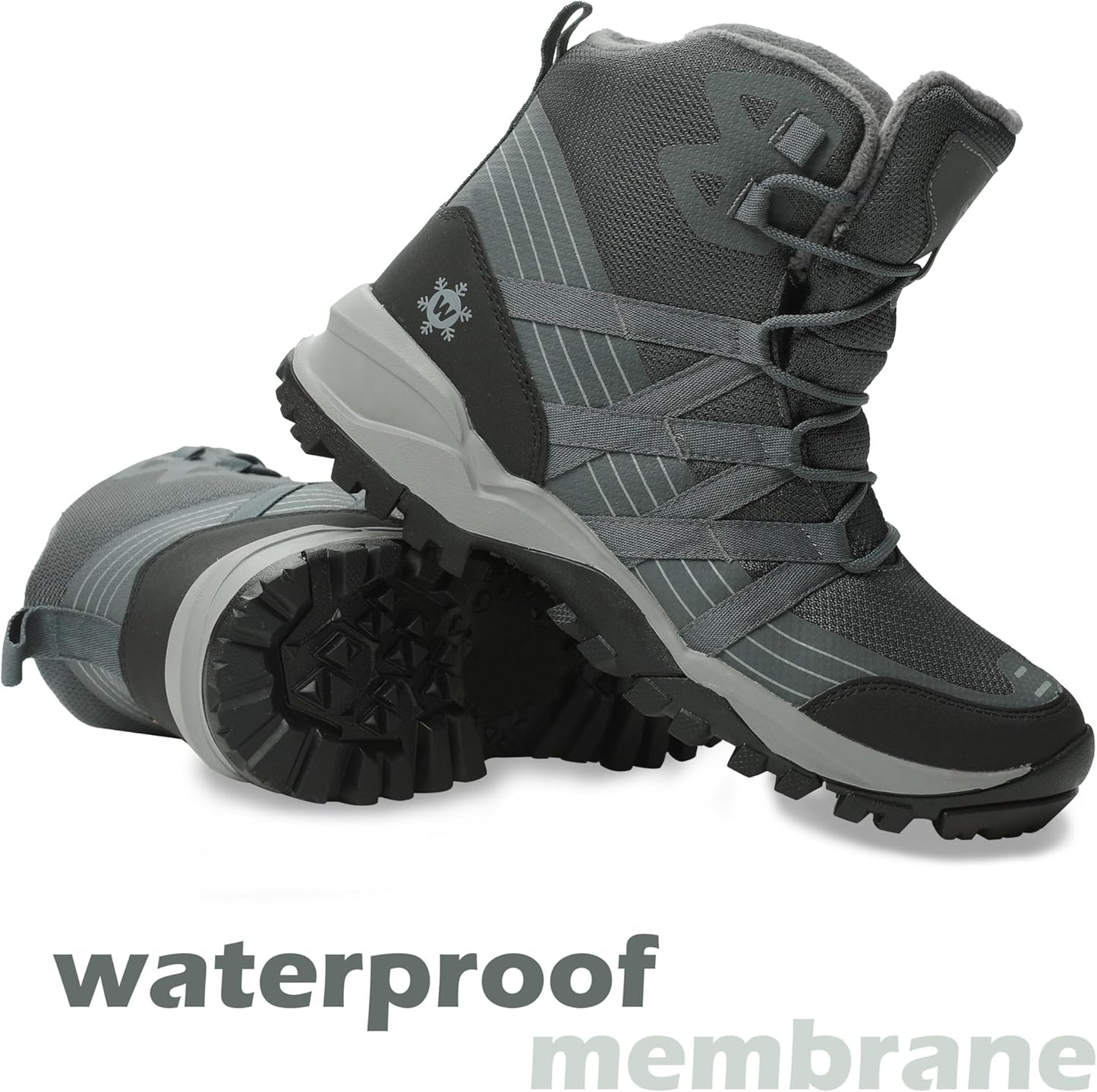 Women'S Waterproof Hiking Boots Non-Slip Work Boots Comfortable Outdoor Ankle Boots Arch Support