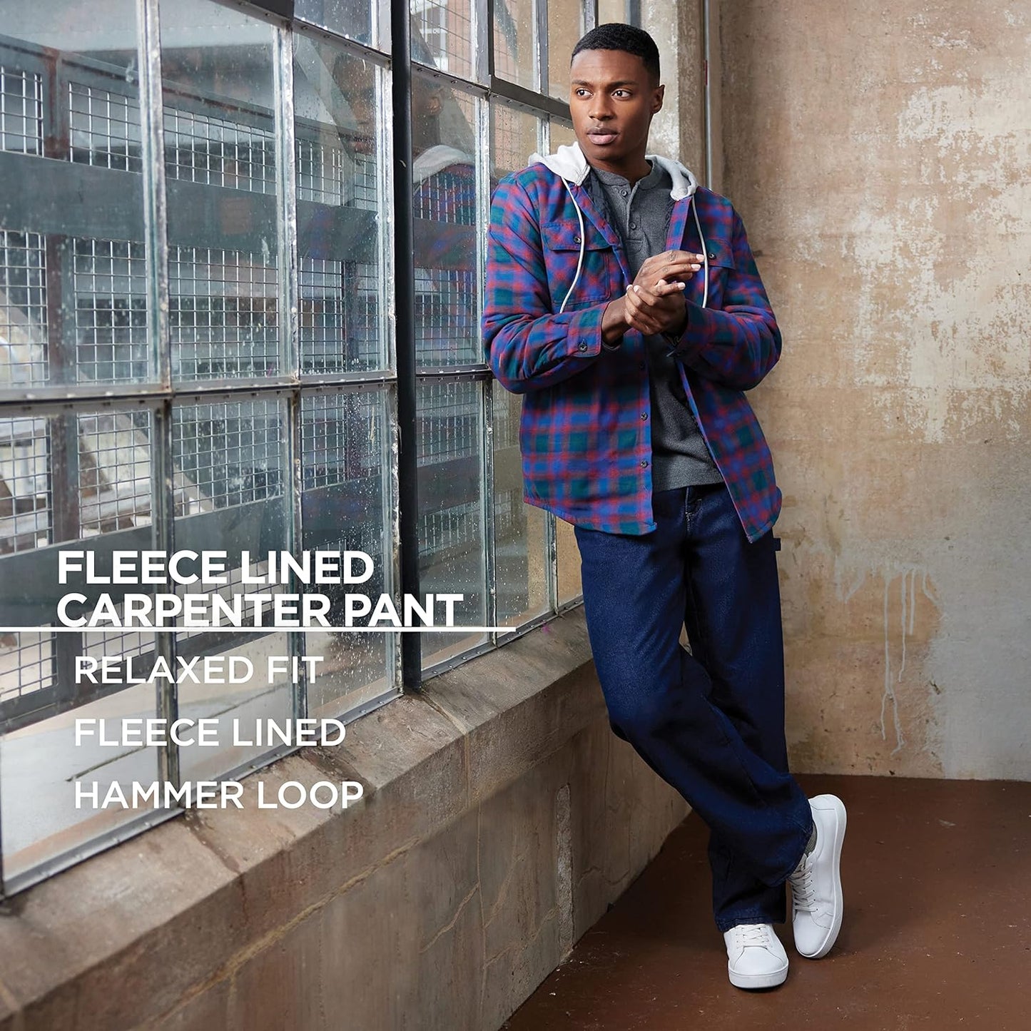 Men'S Fleece Lined Carpenter Pant