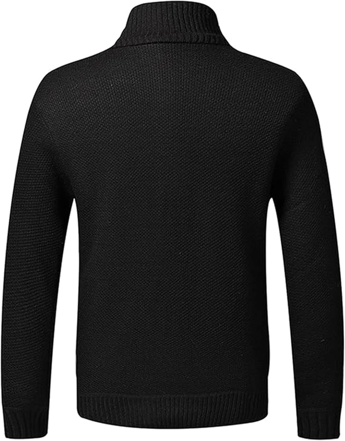 Men'S Casual Full Zip Slim Thick Knitted Cardigan Sweaters with Pockets