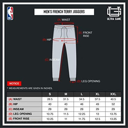 Men'S NBA Official Soft Fleece Active Jogger Sweatpants