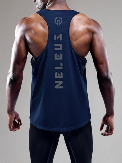 Men'S Workout Running Tank Top Sleeveless Gym Athletic Shirts