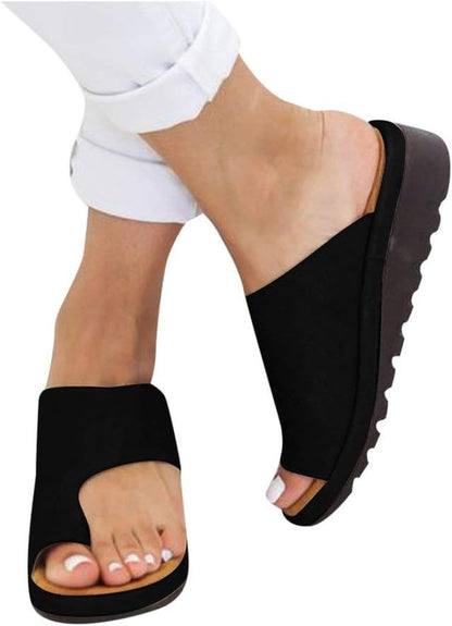 Sandals for Women Wide Width,2020 Comfy Platform Sandal Shoes Comfortable Ladies Shoes Summer Beach Travel Shoes Sandals Black