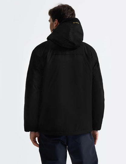 Men'S Mountain Waterproof Ski Snow Jacket Winter Windproof Rain Jacket