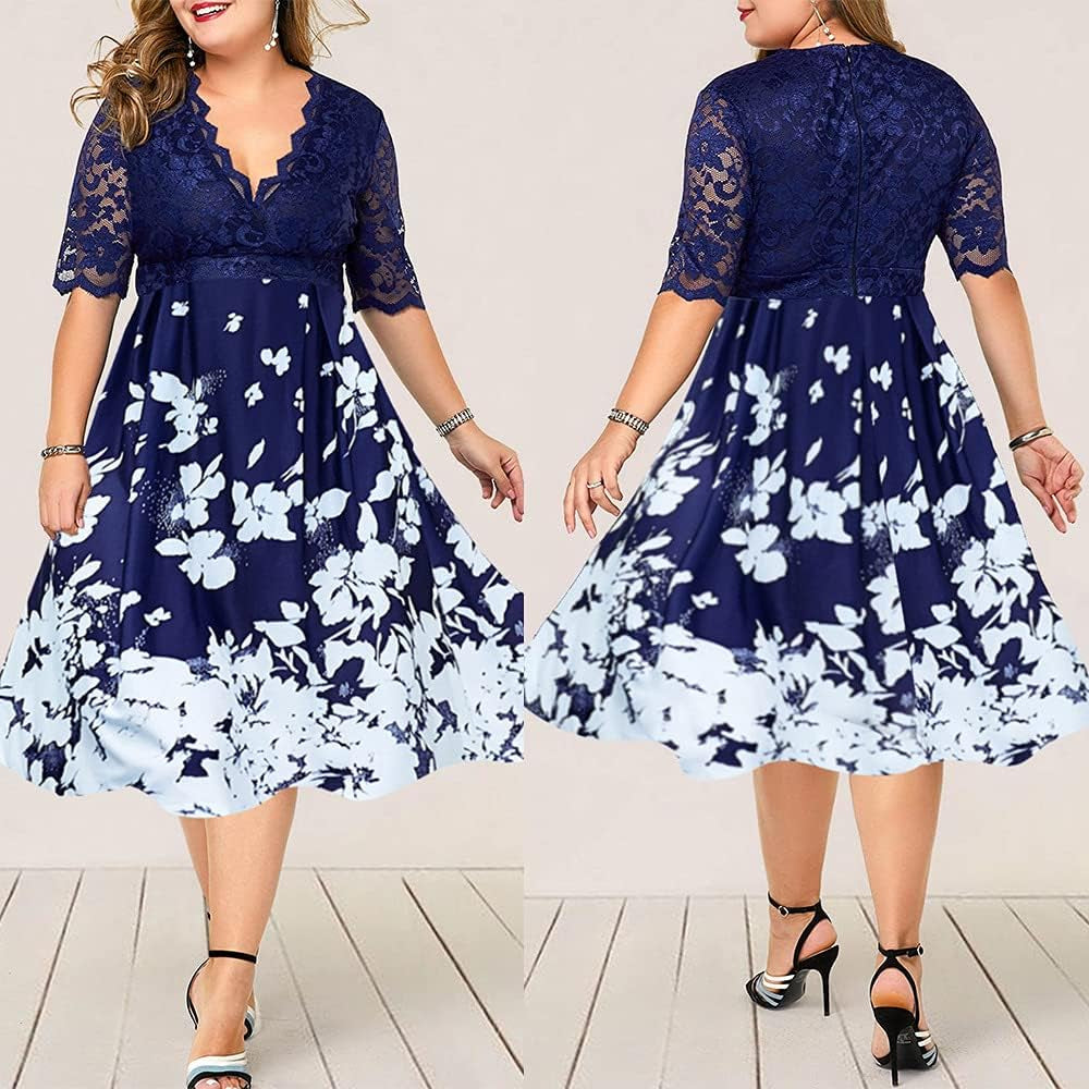 Plus Size Summer Dresses for Women plus Size Maxi Dresses for Wedding Guest 2021